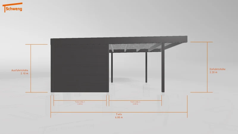 #DE Schweng Flachdachcarport C600+ (ID 5mw9p4) #MTG