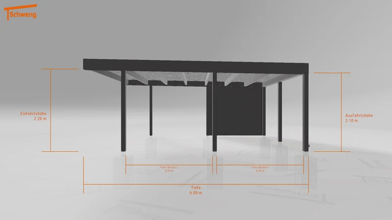 #DE Schweng Flachdachcarport C600+ (ID 5mw9p4) #MTG