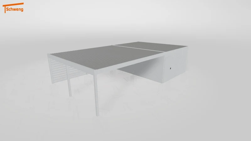 #DE Schweng Flachdachcarport C600+ (ID 2qxkrj) #MTG