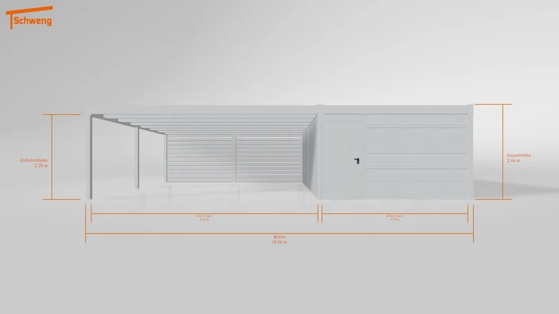 #DE Schweng Flachdachcarport C600+ (ID 2qxkrj) #MTG