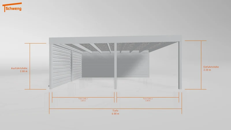#DE Schweng Flachdachcarport C600+ (ID 2qxkrj) #MTG