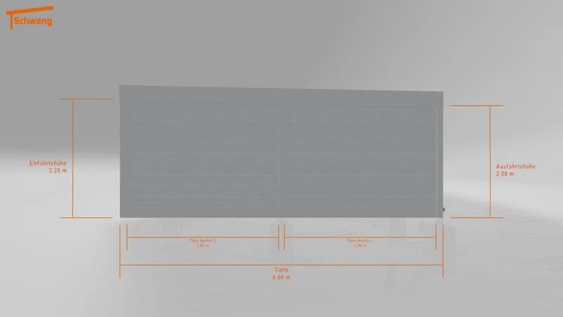 #DE Schweng Flachdachcarport C600+ (ID 2qxkrj) #MTG