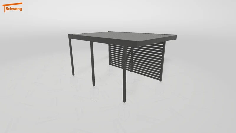#DE Schweng Flachdachcarport C600+ (ID 9wp55y) #MTG