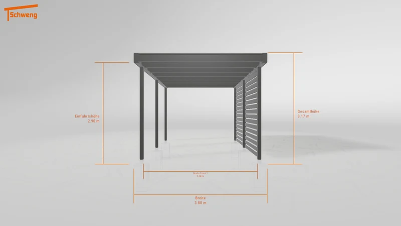 #DE Schweng Flachdachcarport C600+ (ID 9wp55y) #MTG