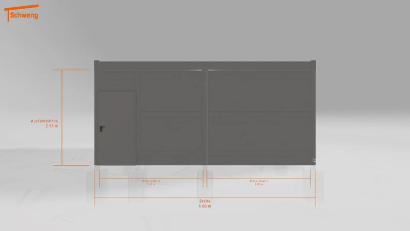 #DE Schweng Flachdachcarport C600 (ID ygn284) #MTG