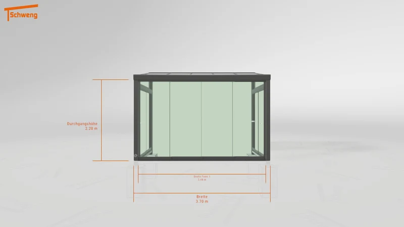 #DE Schweng Terrassenüberdachung S400 (ID pbjq28)