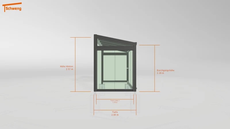 #DE Schweng Terrassenüberdachung S400 (ID pbjq28)