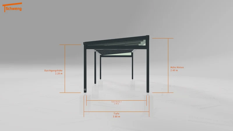 #DE Schweng Terrassenüberdachung S350 (ID mj7r4v)