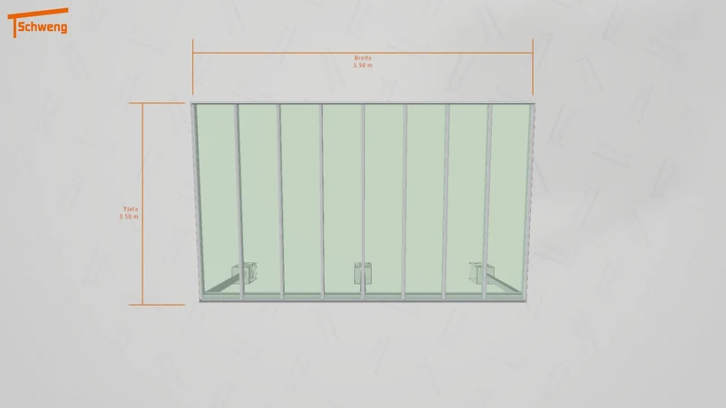 #DE Schweng Terrassenüberdachung S350 (ID dv35db)