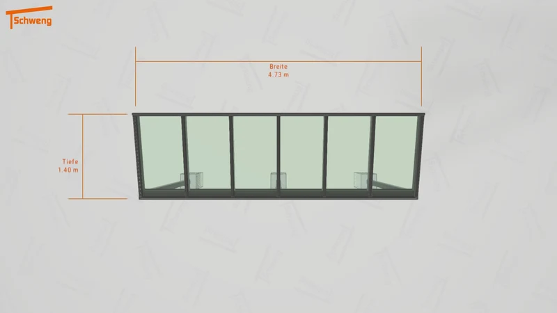 #DE Schweng Terrassenüberdachung S350 (ID dv33wr)