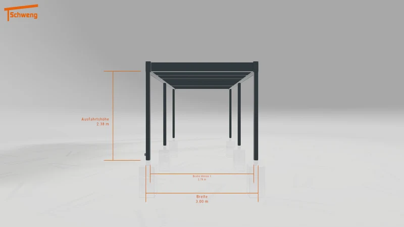 #DE Schweng Flachdachcarport C600+ (ID mj73nj) #MTG