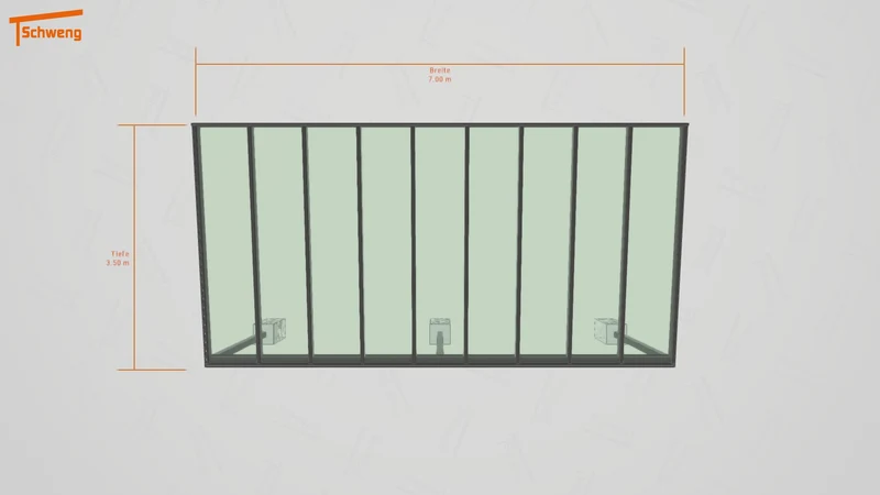 #DE Schweng Terrassenüberdachung S350 (ID mj73gj)