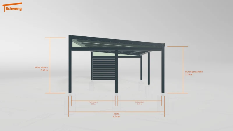 #DE Schweng Terrassenüberdachung S400 (ID mj73xj)
