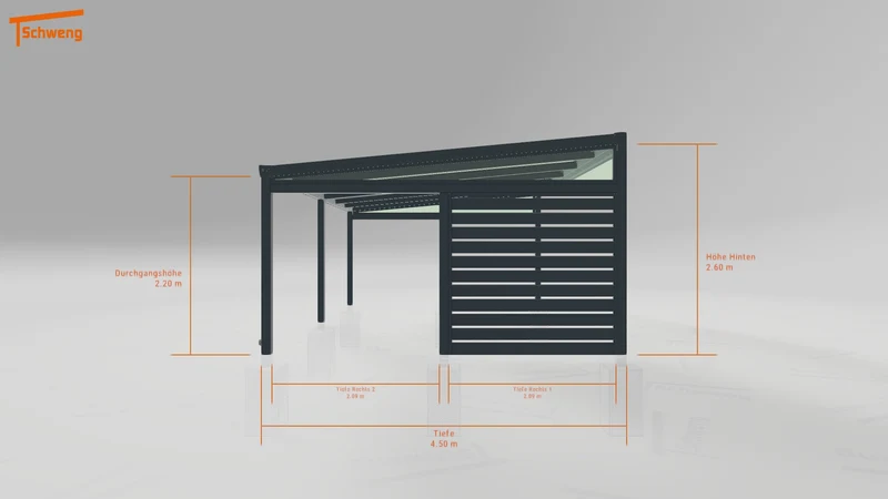 #DE Schweng Terrassenüberdachung S400 (ID mj73xj)