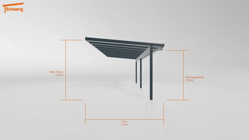 #DE Schweng Terrassenüberdachung S400 (ID k2y98m)