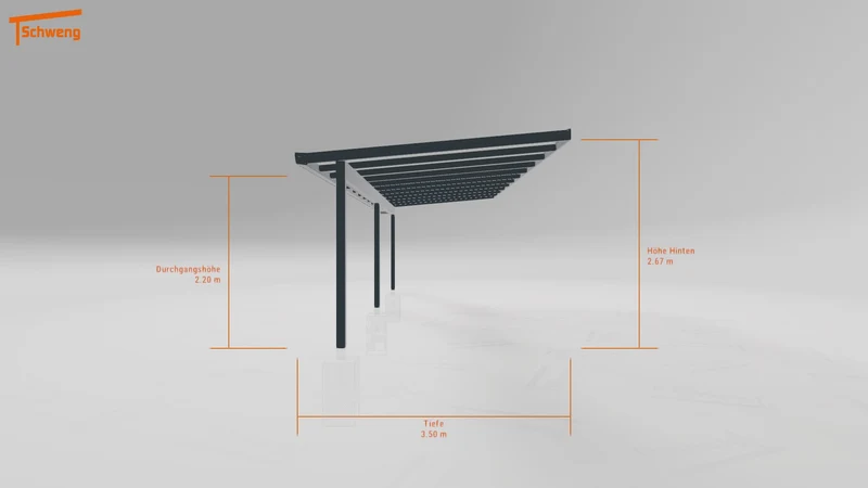 #DE Schweng Terrassenüberdachung S400 (ID k2y98m)