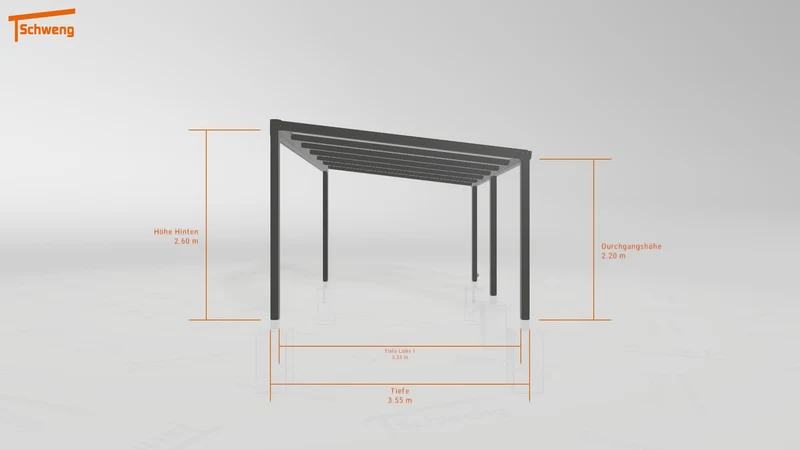 #DE Schweng Terrassenüberdachung S350 (ID mj75yz)