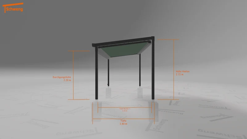#DE Schweng Terrassenüberdachung S400 (ID 77mqyj)
