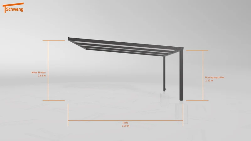 #DE Schweng Terrassenüberdachung S400 (ID jj9n27)