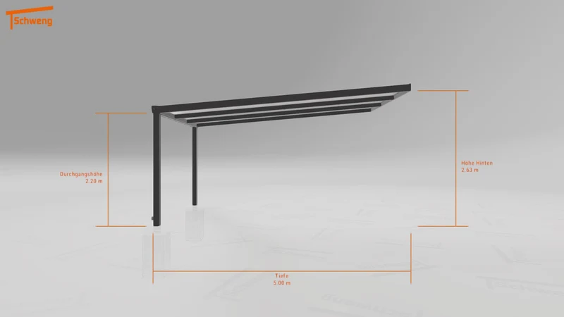 #DE Schweng Terrassenüberdachung S400 (ID jj9n27)