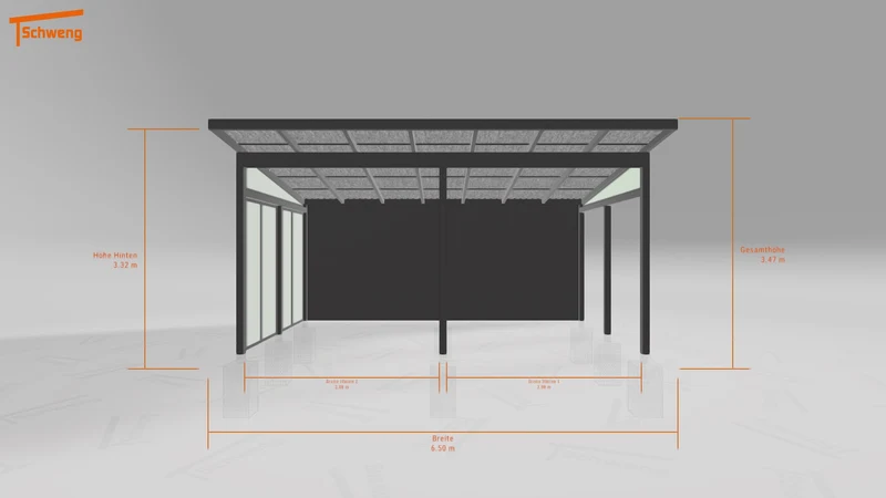 #DE Schweng Pultdachcarport S400 (ID 5mwdjq)