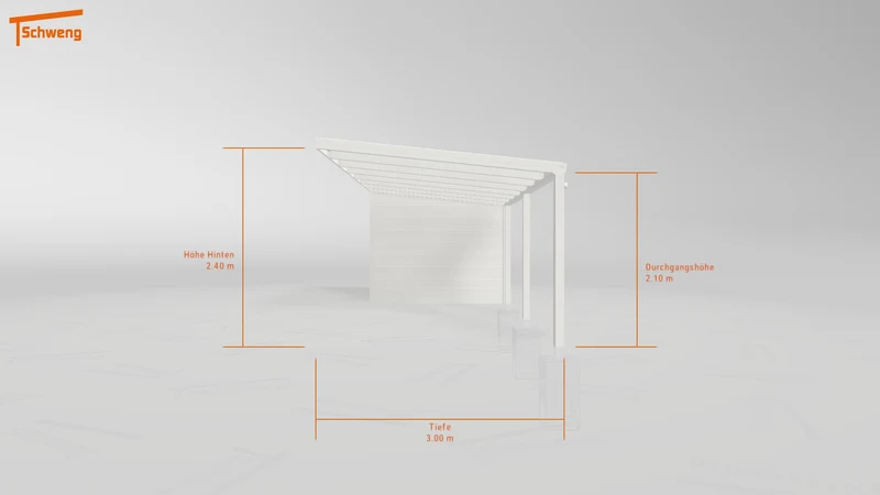 #DE Schweng Pultdachcarport S350 (ID jj9nzx)