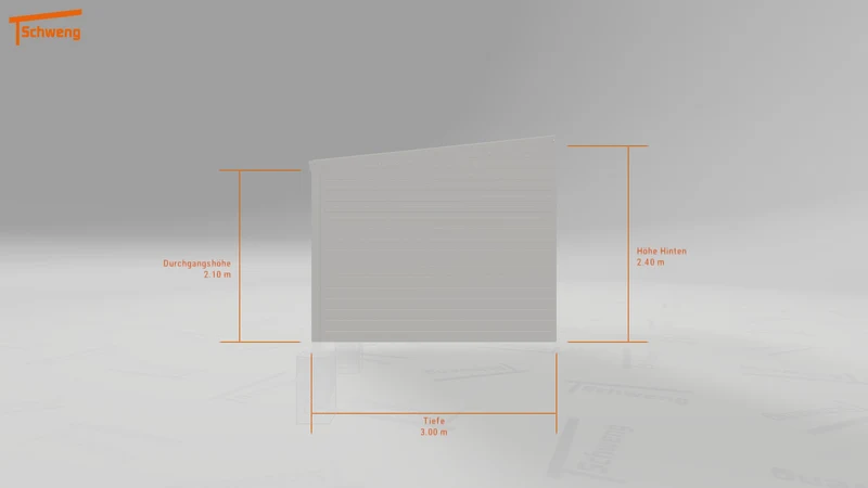 #DE Schweng Pultdachcarport S350 (ID jj9nzx)