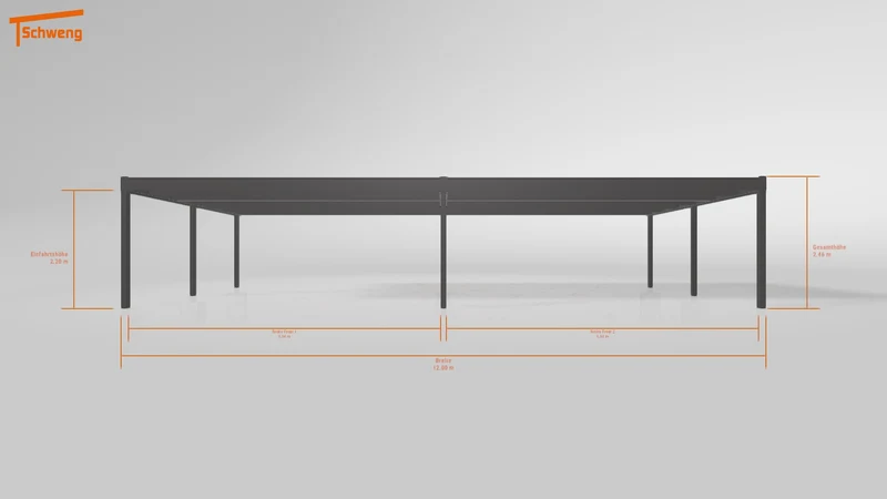 #DE Schweng Flachdachcarport C600 (ID 9wp5yg) #MTG