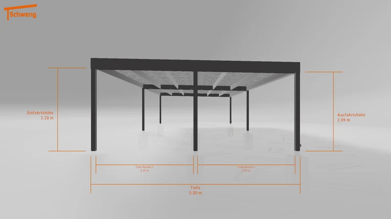 #DE Schweng Flachdachcarport C600 (ID 9wp5yg) #MTG