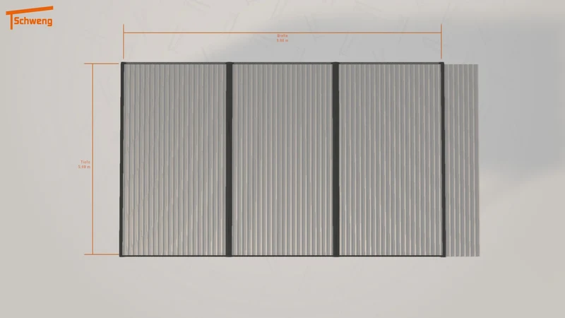 #DE Schweng Flachdachcarport C600 (ID rjzk5z) #MTG