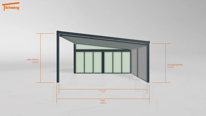 #DE Schweng Terrassenüberdachung S400 (ID mj7qpw)
