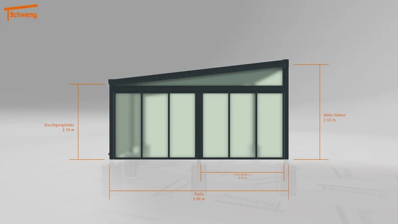 #DE Schweng Terrassenüberdachung S400 (ID mj7qpw)
