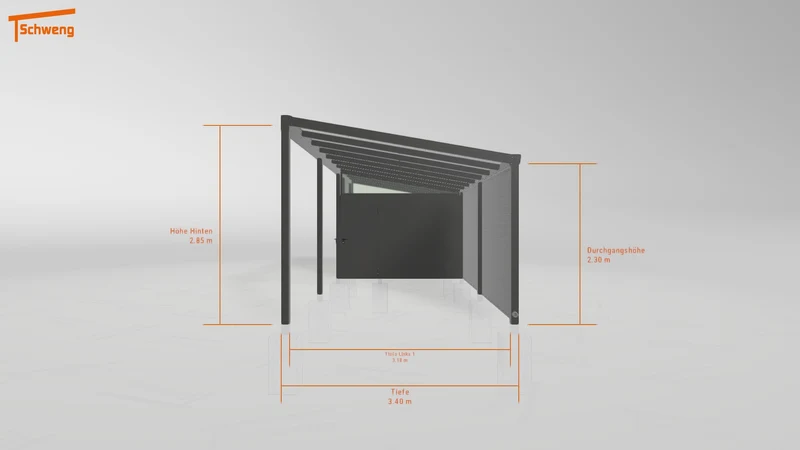 #DE Schweng Pultdachcarport S400 (ID 5mw88d)