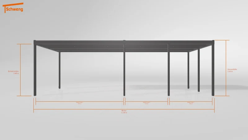 #DE Schweng Flachdachcarport C600 (ID w3n7m7) #MTG