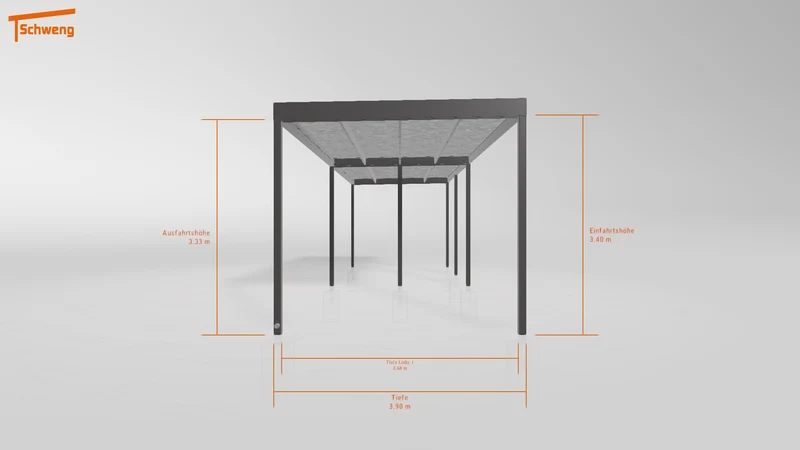 #DE Schweng Flachdachcarport C600 (ID w3n7m7) #MTG