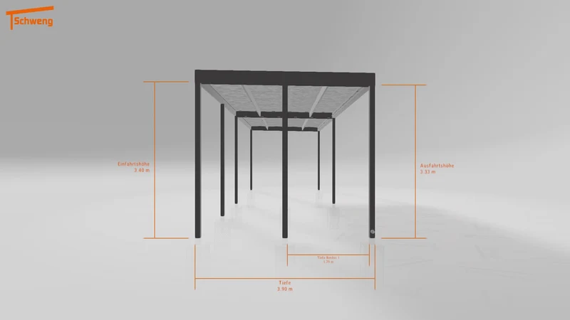 #DE Schweng Flachdachcarport C600 (ID w3n7m7) #MTG