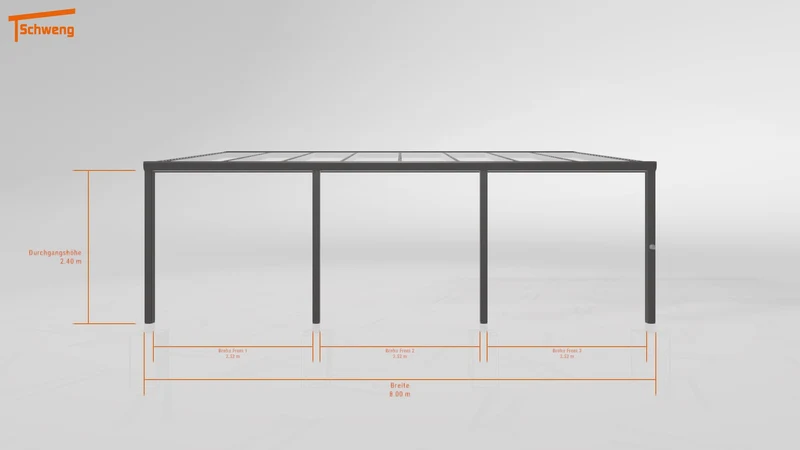 #DE Schweng Pultdachcarport S400 (ID 77mq3x) #MTG