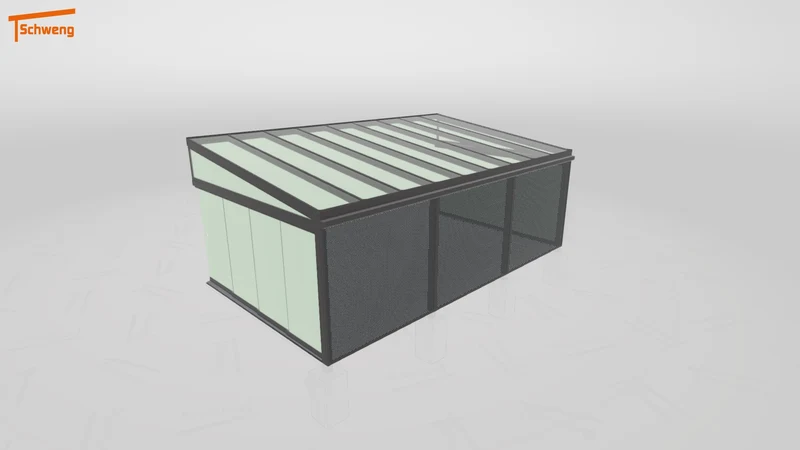#DE Schweng Terrassenüberdachung S400 (ID 77m2m2)
