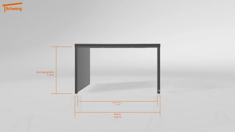 #DE Schweng Terrassenüberdachung S400 (ID w3nn2y)