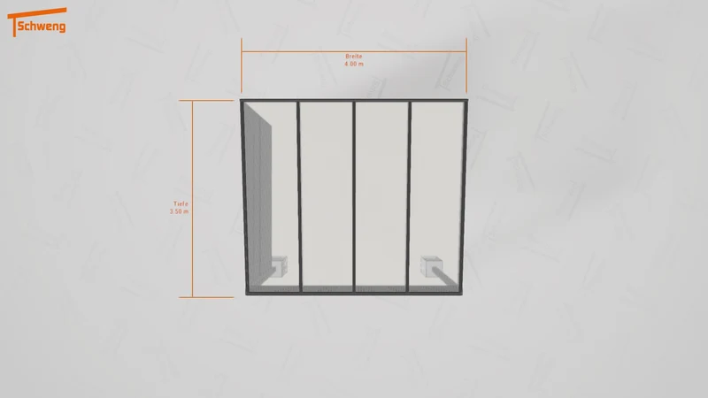#DE Schweng Terrassenüberdachung S400 (ID w3nn2y)