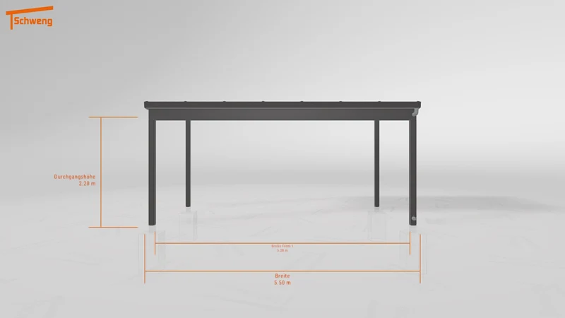 #DE Schweng Terrassenüberdachung S350 (ID v4r54q)