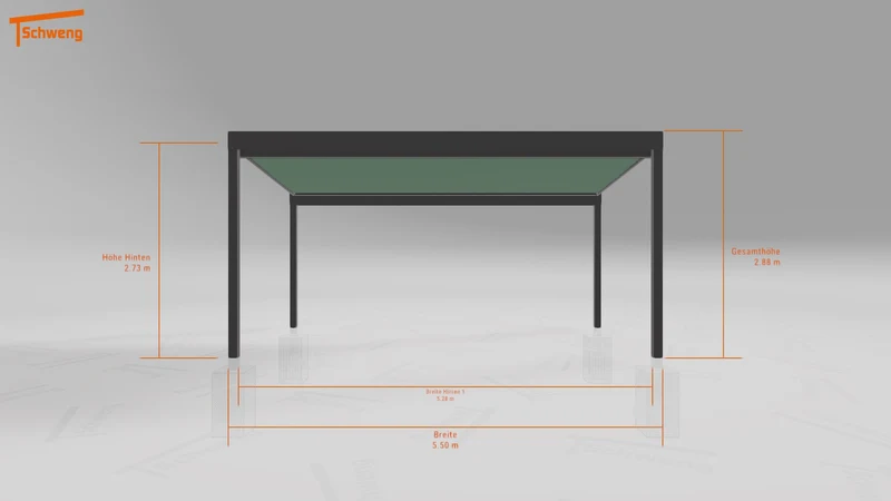 #DE Schweng Terrassenüberdachung S350 (ID v4r54q)