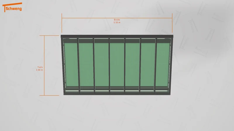 #DE Schweng Terrassenüberdachung S350 (ID v4r54q)