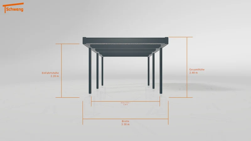 #DE Schweng Flachdachcarport C600 (ID 2qxkw7) #MTG
