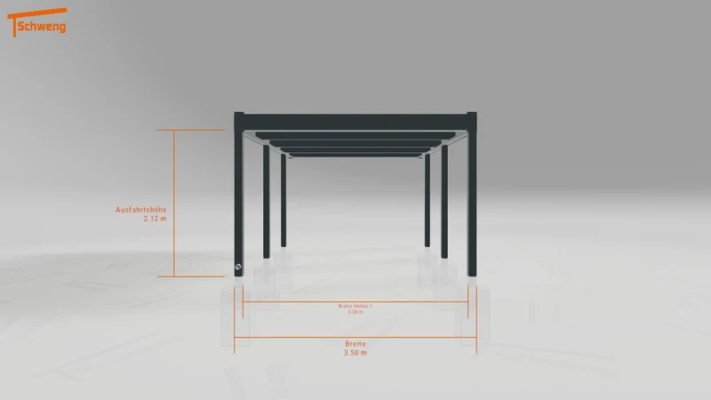 #DE Schweng Flachdachcarport C600 (ID 2qxkw7) #MTG