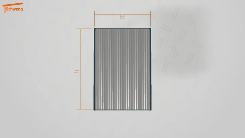 #DE Schweng Flachdachcarport C600 (ID 2qxkw7) #MTG