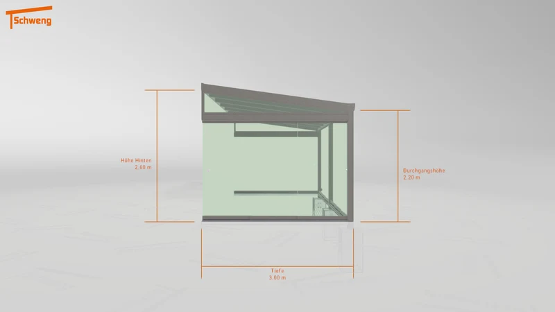 #AT Schweng Terrassenüberdachung S400 (ID pbjdy8)