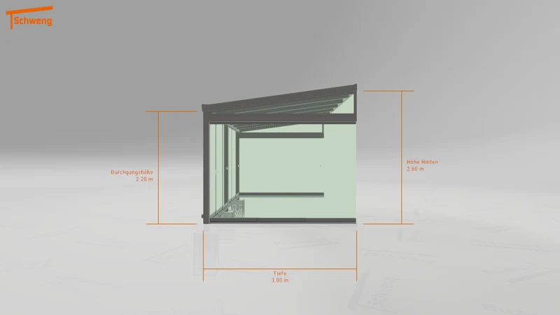 #AT Schweng Terrassenüberdachung S400 (ID pbjdy8)
