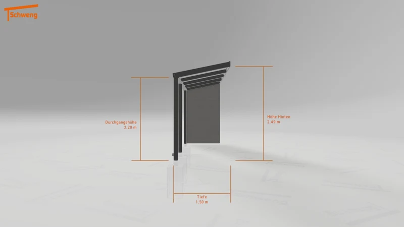 #DE Schweng Terrassenüberdachung S350 (ID 77m9v7)