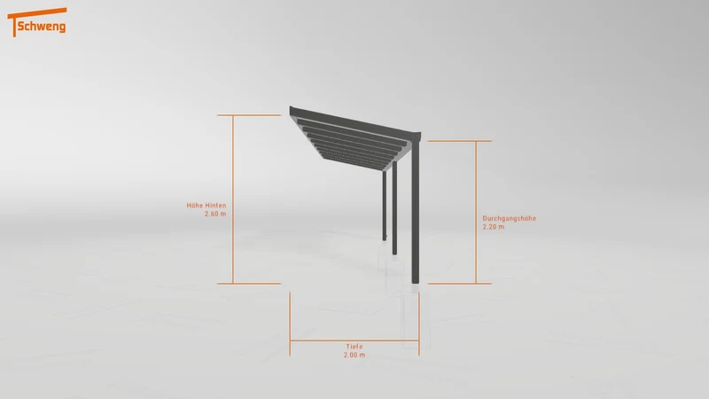 #DE Schweng Terrassenüberdachung S400 (ID w3nmxj)